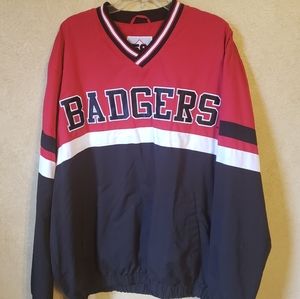 Wisconsin Badgers Pullover Stadium Jacket Men's XL